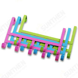 Towels Key Coat Hat Clothes Bag Metal Wall Hanger Over Door Hook With 5 Hooks Storage Holder Towels Key Coat Hat Clothes Bag Metal Wall Hanger Over Door Hook With 5 Hooks Storage Holder