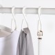 U 10Pcs S Shape Double Hooks White Clothes Hanger For Bathroom Kitchen Bedroom from Xiaomi Youpin