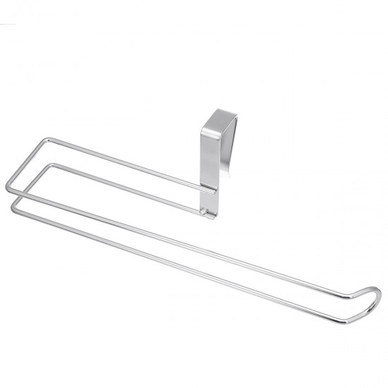 Under Cabinet Paper Roll Rack Shelf Towel Holder Stand Hanger Organizer Tool