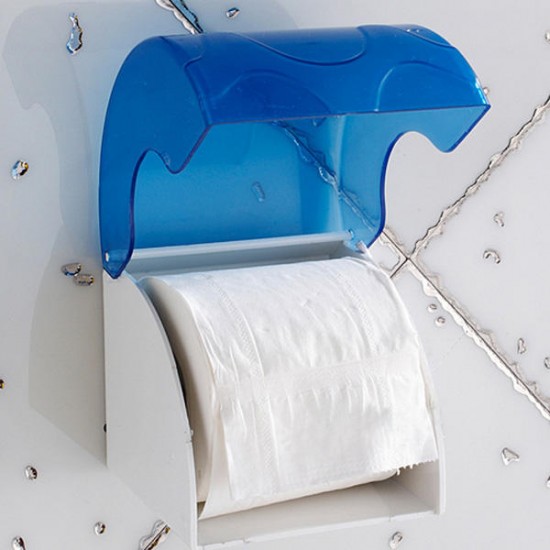 Wall Mounted Waterproof Paper Holder Bathroom Paper Roll Holder