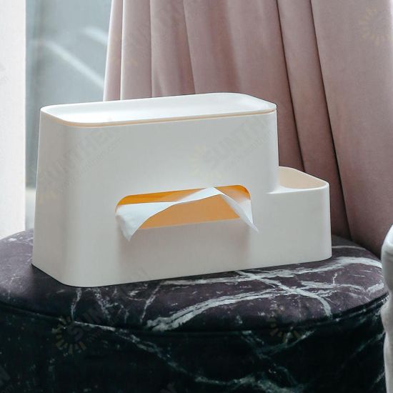 Tissue Box Container Integrated Multifunctional Storage Rack Paper Holder from