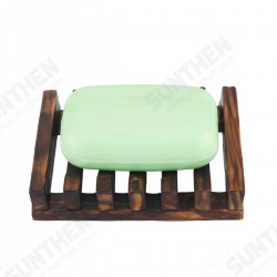10.8x8x2.5cm Wooden Handmade Bathroom Soap Dish Sink Sponge Holder Sundries Rack 10.8x8x2.5cm Wooden Handmade Bathroom Soap Dish Sink Sponge Holder Sundries Rack