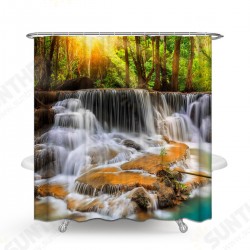180x180CM Waterfall Printing Waterproof 3PCS Toilet Cover Mat Non-Slip Rug Set 180x180CM Waterfall Printing Waterproof 3PCS Toilet Cover Mat Non-Slip Rug Set