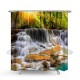 180x180CM Waterfall Printing Waterproof 3PCS Toilet Cover Mat Non-Slip Rug Set