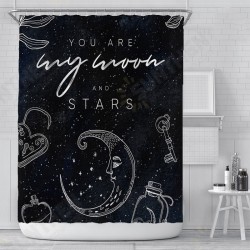180x180cm Waterproof Shower Curtain Star Shower Curtain Digital Printing Polyester Shower Curtain for Bathroom Decor 180x180cm Waterproof Shower Curtain Star Shower Curtain Digital Printing Polyester Shower Curtain for Bathroom Decor