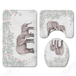 3pcs Anti-slip Bath Rug Elephant Mat Bathroom Mat Set Bathroom 3pcs Anti-slip Bath Rug Elephant Mat Bathroom Mat Set Bathroom