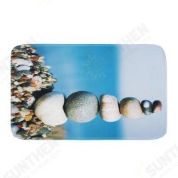 45*75cm Bathroom Shower Bath Mat Non Slip Back Carpet Mat Toilet Rug Stone Design 45*75cm Bathroom Shower Bath Mat Non Slip Back Carpet Mat Toilet Rug Stone Design