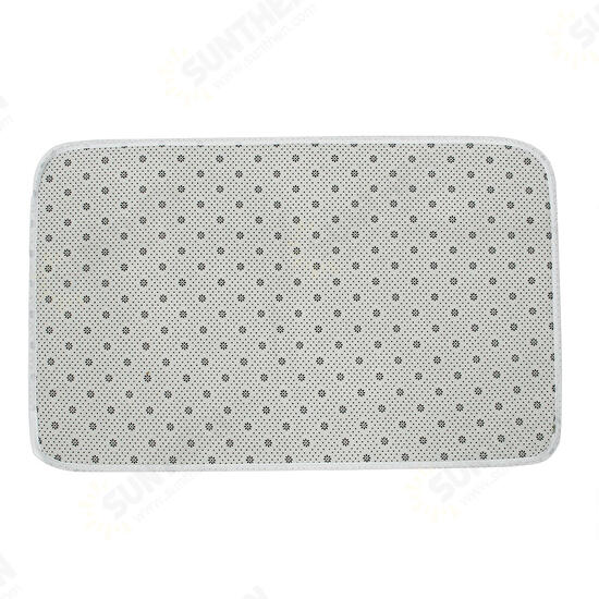 45*75cm Bathroom Shower Bath Mat Non Slip Back Carpet Mat Toilet Rug Stone Design