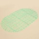 45x37cm PVC Anti Slip Floor Mat Bathroom Transparent Carpet With Strong Suction Cup