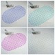 45x37cm PVC Anti Slip Floor Mat Bathroom Transparent Carpet With Strong Suction Cup