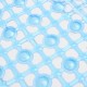 45x37cm PVC Anti Slip Floor Mat Bathroom Transparent Carpet With Strong Suction Cup