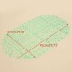 45x37cm PVC Anti Slip Floor Mat Bathroom Transparent Carpet With Strong Suction Cup