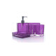 5Pcs Bathroom Accessories Set Cup Toothbrush Holder Soap Dish Dispenser Bottle Washroom Accessories