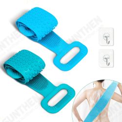 Multifunctional Silicone Durable Back Scrubber Skin-friendly Body Brush Multifunctional Silicone Durable Back Scrubber Skin-friendly Body Brush