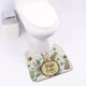 Carpet Absorbent Non-Slip Pedestal Rug Lid Bathroom Toilet Cover Bath Mat New Cut Cartoon Rabbit