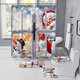 Christmas Style Shower Curtain Santa Claus Three-piece Four-piece Bathroom Mat Set Waterproof Toilet Mat Set