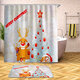 Christmas Tree Xmas Bathroom Shower Curtain Toilet Cover Rug Floor Bath Mat Christmas Tree Xmas Bathroom Shower Curtain Toilet Cover Rug Floor Bath Mat