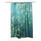 Flower Waterproof Shower Curtain Waterproof Polyester Fabric Bathroom Curtains for 12 Hooks