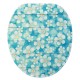 Freehand Small Flower Shower Curtain Set Wear-resistant Toilet Seat Cushion Toilet Lid Cover Bath Mat Set