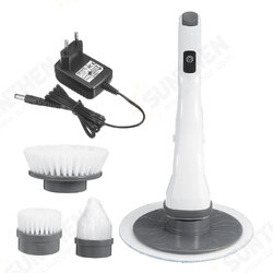 Handheld Cordless Electric Brush Portable Long Battery Life Electric Brush Durable One Key Easy Operation Electric Scrubber Brush