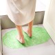 BX-129 68x38cm PVC Pebbles Transparent Non-slip Bathroom Mat Kitchen Bath Suction Cups Non-to