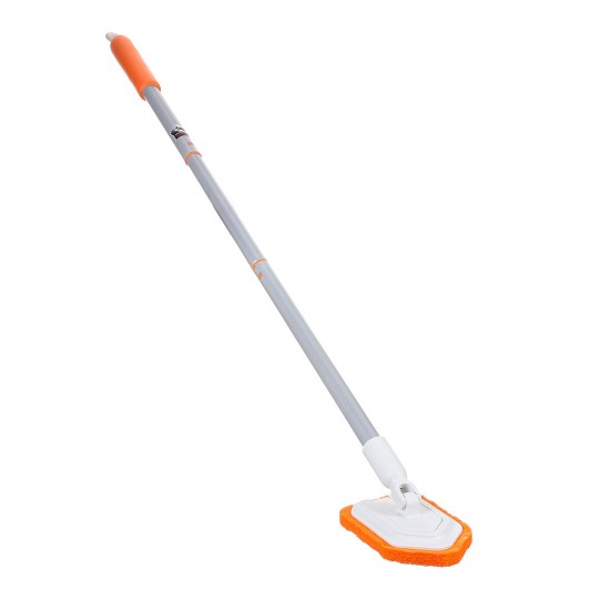 Extendable Shower Scrubber Retractable 180-degree Rotating Bathub Scrubber