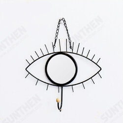 Modern Wall Hanging Simple Wrought Iron Hook Mirror Room Ornament Home Decorations