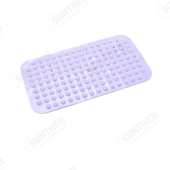 PVC Massage Skid Bath Sucker Mat with Suction Cups Bathroom Suction Cups Anti Slip Safety Shower Carpet Bathtub Bathmat Home Hotel