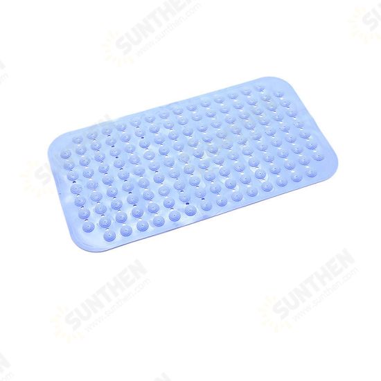 PVC Massage Skid Bath Sucker Mat with Suction Cups Bathroom Suction Cups Anti Slip Safety Shower Carpet Bathtub Bathmat Home Hotel