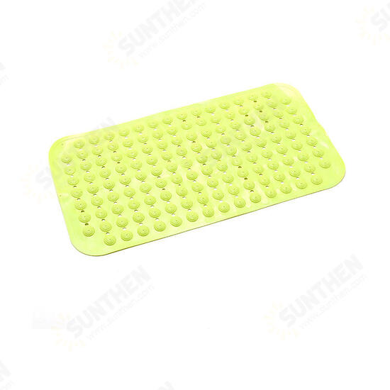 PVC Massage Skid Bath Sucker Mat with Suction Cups Bathroom Suction Cups Anti Slip Safety Shower Carpet Bathtub Bathmat Home Hotel