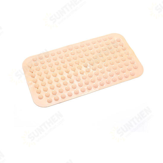 PVC Massage Skid Bath Sucker Mat with Suction Cups Bathroom Suction Cups Anti Slip Safety Shower Carpet Bathtub Bathmat Home Hotel