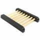 Portable Shower Soap Wood Dish Tray Container Bathroom Soaps Storage Box Stand Rack Hollow Wooden Soap Holder