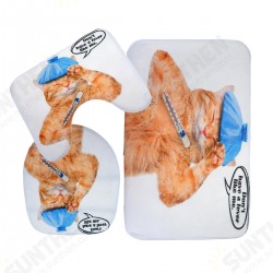 Toilet Seat Covers Bathroom Non-Slip Thermometer Fat Cat Pedestal Rugs Lid Toilet Covers Bath Mats Toilet Seat Covers Bathroom Non-Slip Thermometer Fat Cat Pedestal Rugs Lid Toilet Covers Bath Mats