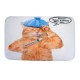 Toilet Seat Covers Bathroom Non-Slip Thermometer Fat Cat Pedestal Rugs Lid Toilet Covers Bath Mats