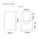 Washable Bathroom Toilet Seat Covers Bathroom Carpet Anti Slip Bathroom Mat Set Bath Floor Mats