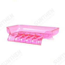 Waterfall Shape Colorful Shower Soap Dish Bathroom Accessories Tray Drain Holder Soap Case Candy Color Soap Box Waterfall Shape Colorful Shower Soap Dish Bathroom Accessories Tray Drain Holder Soap Case Candy Color Soap Box