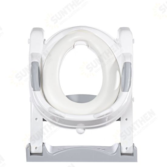 PVC Soft Advances Stepwise Children's Toilet ladder Folding Children's Toilet