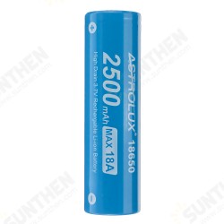 1Pcs E1825 2500mAh 18A 3.7V 18650 Li-ion Battery Unprotected High Drain Rechargeable Lithium Power Cell For Jetbeam Fenix Olight Flashlights FPV RC Toys E-bikes 1Pcs E1825 2500mAh 18A 3.7V 18650 Li-ion Battery Unprotected High Drain Rechargeable Lithium Power Cell For Jetbeam Fenix Olight Flashlights FPV RC Toys E-bikes