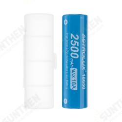 1Pcs E1825 2500mAh 18A 3.7V 18650 Li-ion Battery Unprotected High Drain Rechargeable Lithium Power Cell For Jetbeam Fenix Olight Flashlights FPV RC Toys E-bikes 1Pcs E1825 2500mAh 18A 3.7V 18650 Li-ion Battery Unprotected High Drain Rechargeable Lithium Power Cell For Jetbeam Fenix Olight Flashlights FPV RC Toys E-bikes