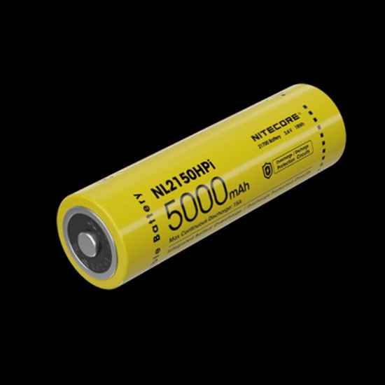 1Pcs NL2150HPi 21700 Li-ion Battery 5000mAh 15A Type-C USB Charging Rechargeable Battery For Flashlights E Cigs Home Tools Electric Bike