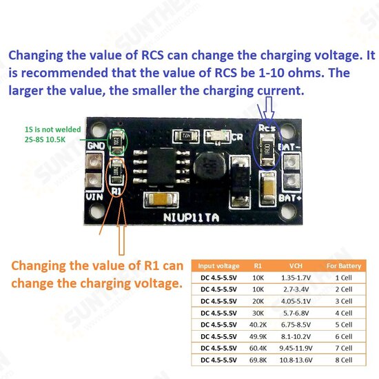 1-8 Cell 1.2V 2.4V 3.6V 4.8V 6V 7.2V 8.4V 9.6V NiMH NiCd Battery Dedicated Charger Charging Module Board