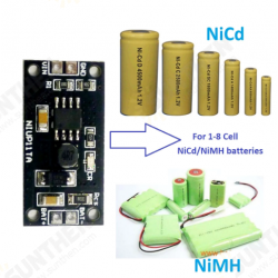 1-8 Cell 1.2V 2.4V 3.6V 4.8V 6V 7.2V 8.4V 9.6V NiMH NiCd Battery Dedicated Charger Charging Module Board 1-8 Cell 1.2V 2.4V 3.6V 4.8V 6V 7.2V 8.4V 9.6V NiMH NiCd Battery Dedicated Charger Charging Module Board