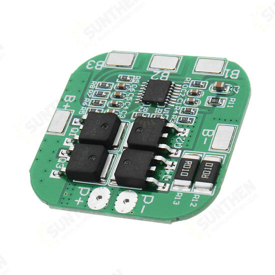 10pcs DC 14.8V / 16.8V 20A 4S Lithium Battery Protection Board BMS PCM Module For 18650 Lithium LicoO2 / Limn2O4 Short Circuit Protection