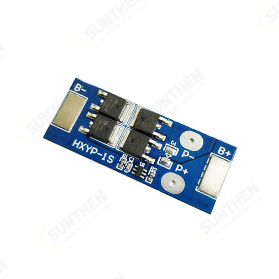 1S 18650 3.7V Lithium Battery Protection Board 4.2V Charging Voltage Short-circuit and Overcharge Protection