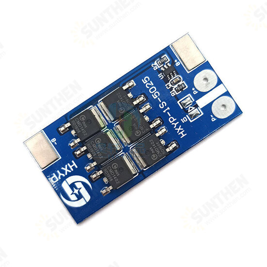 1S 18650 3.7V Lithium Battery Protection Board 4.2V Charging Voltage Short-circuit and Overcharge Protection