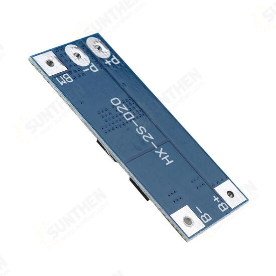 2S 10A 7.4V 8.4V 18650 Lithium Battery Protection Board Balanced Function Overcharged Protection