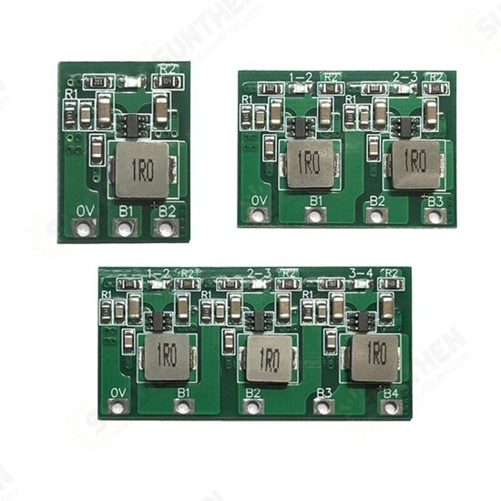 2S 3S 4S 3.2V 3.7V 1.3A Active Equalizer 18650 BMS Protection Board Li-ion Lifepo4 Lithium Battery Transfer Balance with Working Indicator