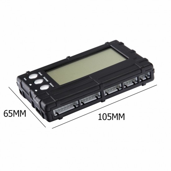 3 in 1 LCD RC Battery Discharger Balancer Meter Tester for 2-6S Lipo Li-Fe Battery Battery Voltage Meter Li-Polymer/Li-Fe 2-6 Cell