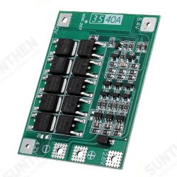 3S 11.1V 12.6V 40A 18650 Li-ion Lithium Battery BMS Protection Board 3S 11.1V 12.6V 40A 18650 Li-ion Lithium Battery BMS Protection Board