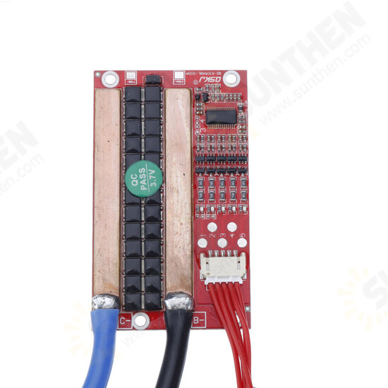 3S 4S 5S 3.7V 120A Li-ion Lipo Lithium Battery Protection Board for Marine Car Startup Copper with Wire Version